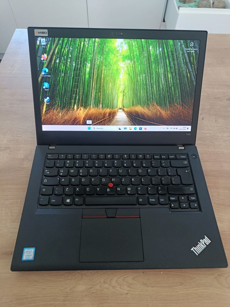 Laptop Lenovo ThinkPad T480 i3-8130U 16GB RAM 256GB SSD Windows 11 sta