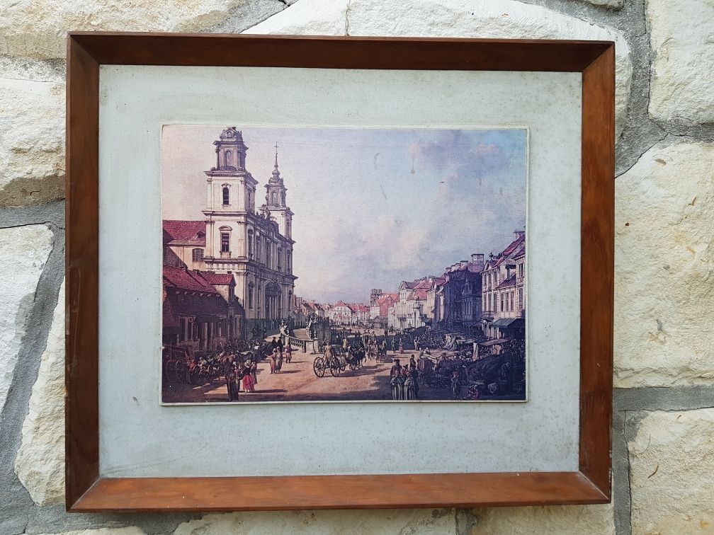 Reprodukcja Bernardo Canaletto Bellotto Krakowskie Przedmieście Nowy S