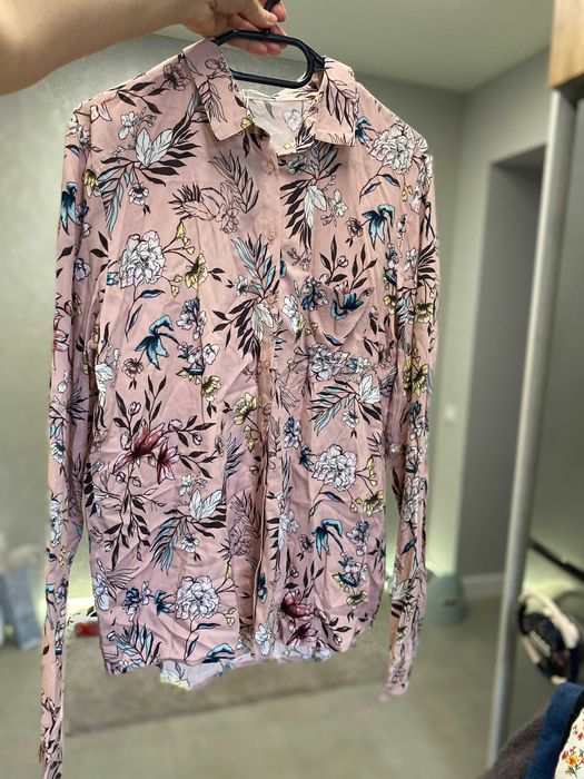 НОВА Сорочка жіноча CROPP нова, квітковий принт