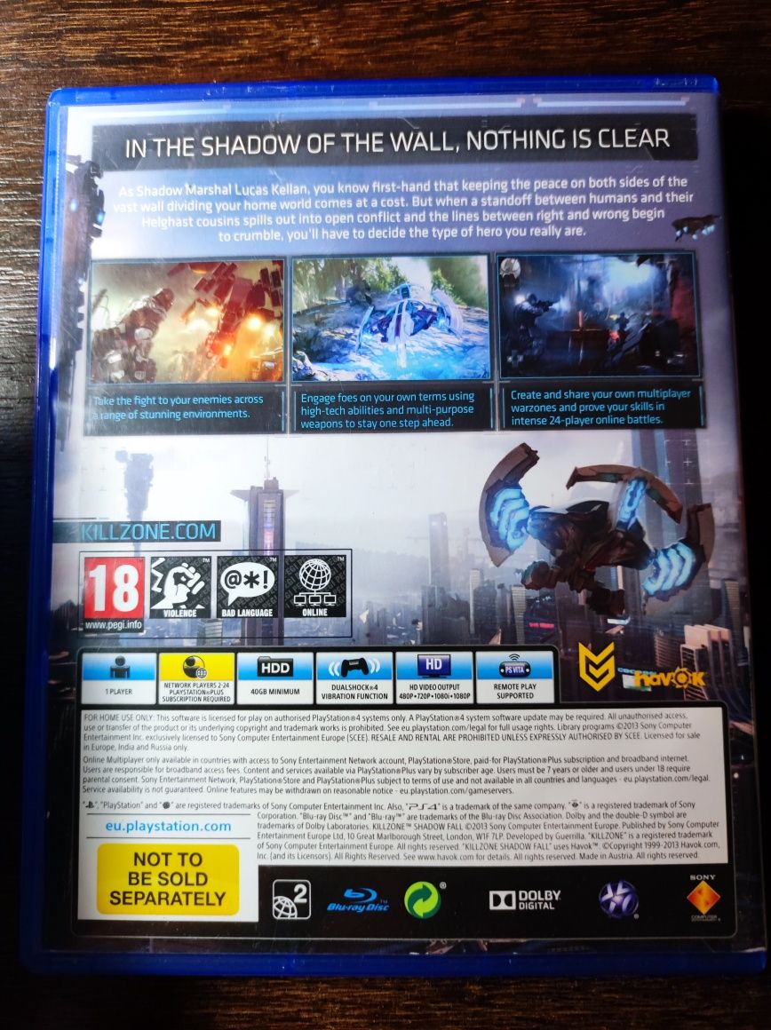 Killzone Shadow Fall | Gra PS4