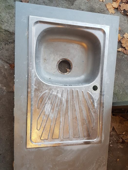 Zlewozmywak jednokomorowy stal nierdzewna