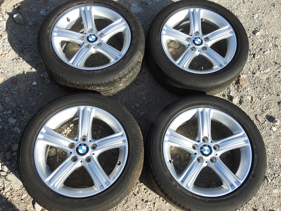 4xAlufelgi 17 5x120 BMW oryginał 7,5J ET37