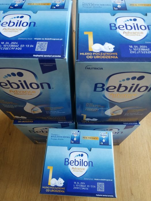 Bebilon 1 Pronutra-Advance mleko początkowe modyfikowane 1100 NOWE 5sz
