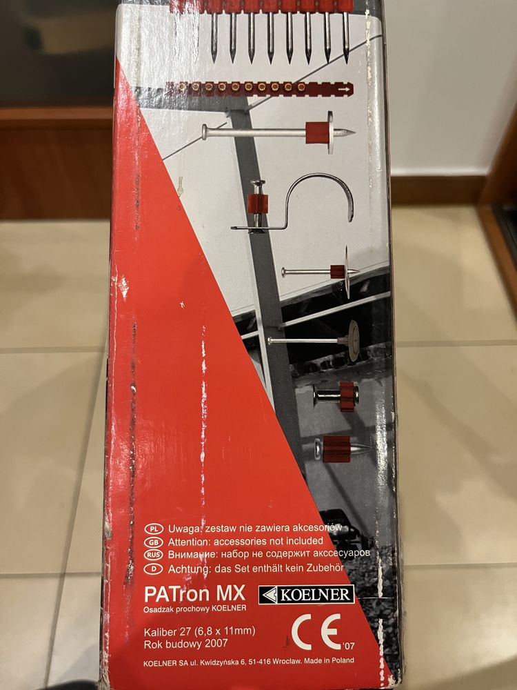 Nowy osadzak/pistolet prochowy Koelner/Rawplug stal/ beton - jak Hilti