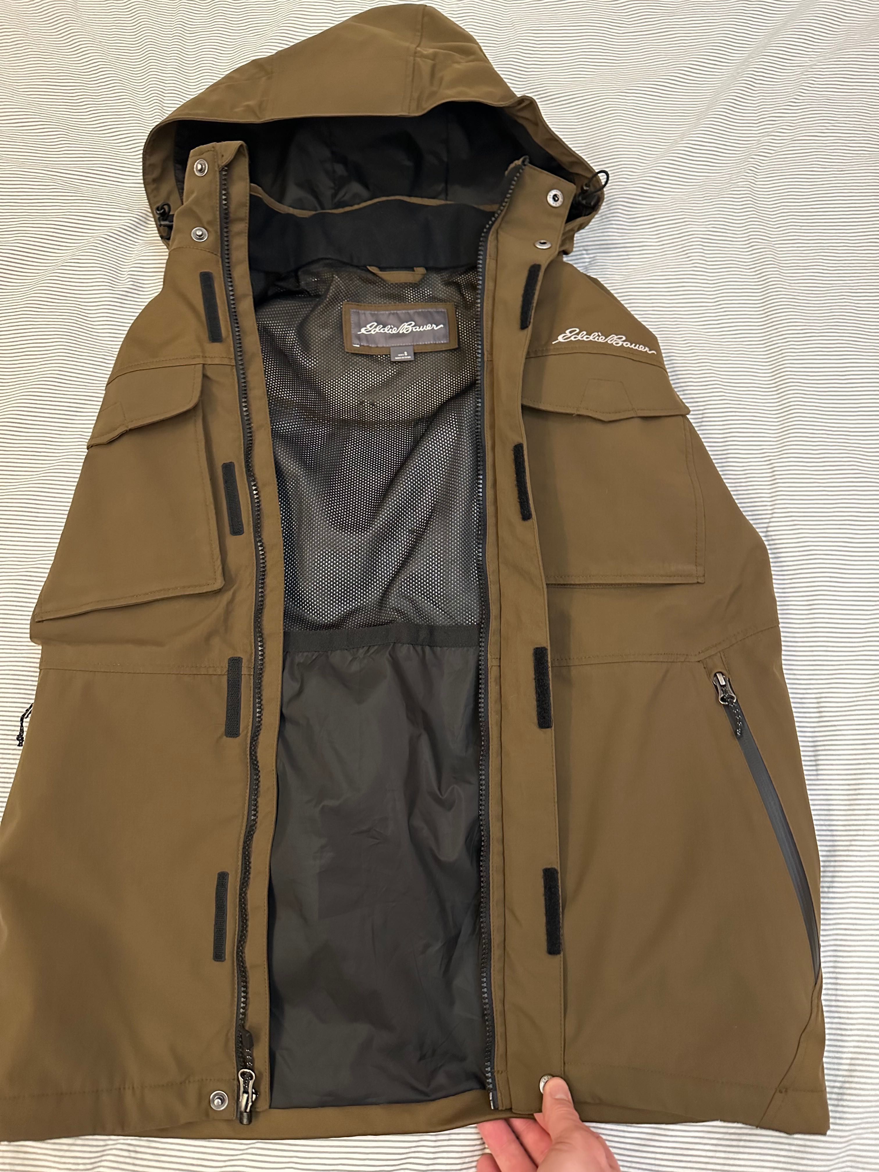 Eddie Bauer Weatheredge Kurtka Męska Mała Brązowy