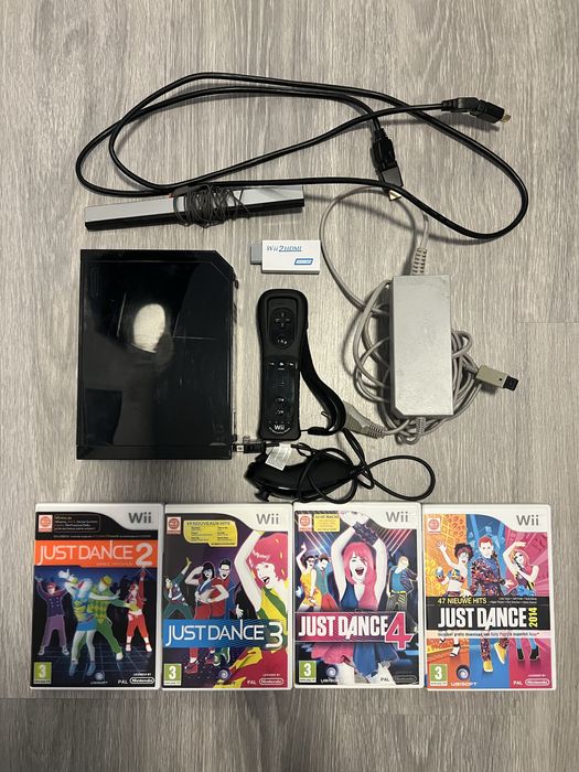 Nintendo Wii V2 + 4 Jogos Just Dance