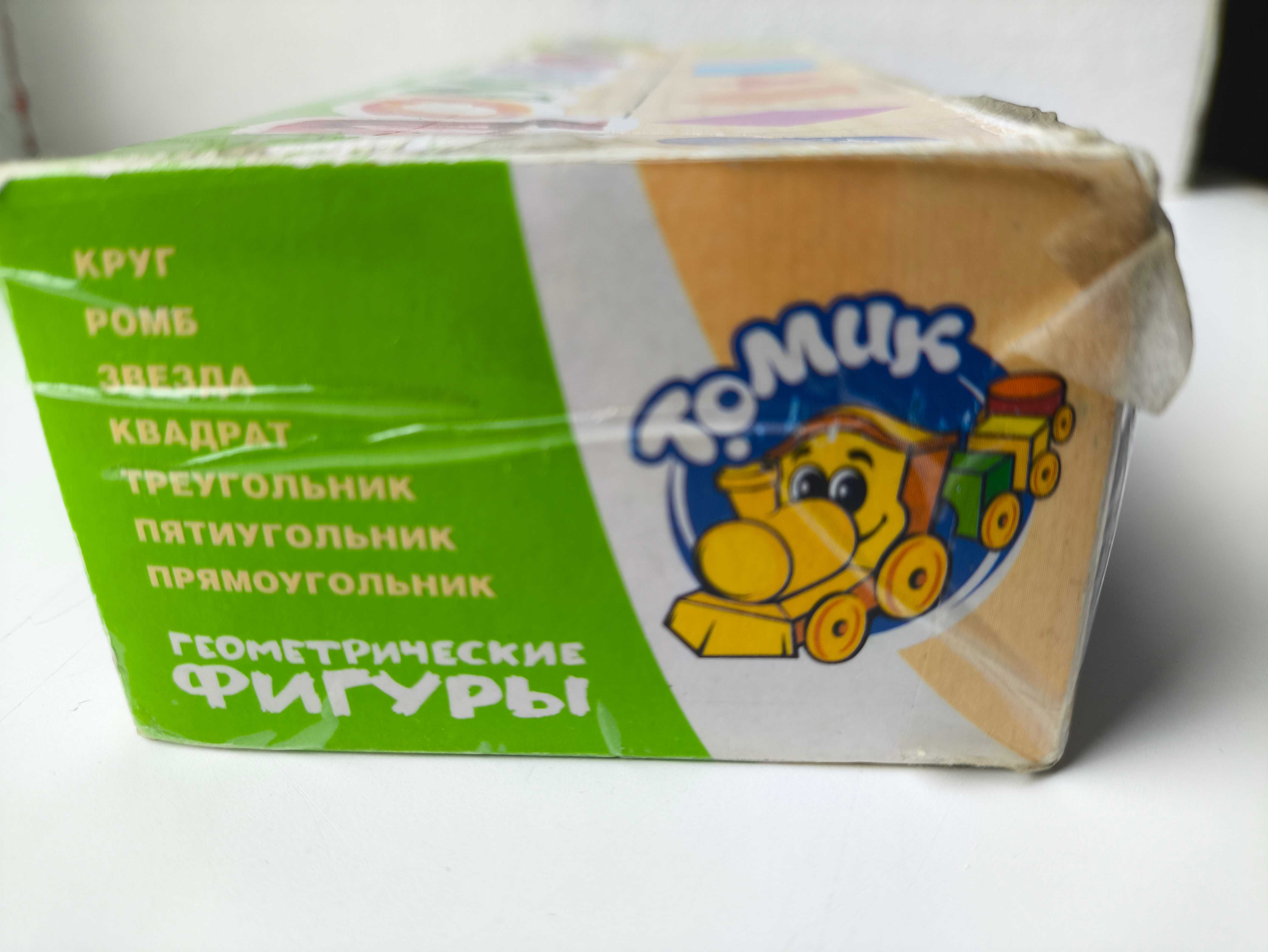 Дитяче доміно геометричні фігури 28 шт.