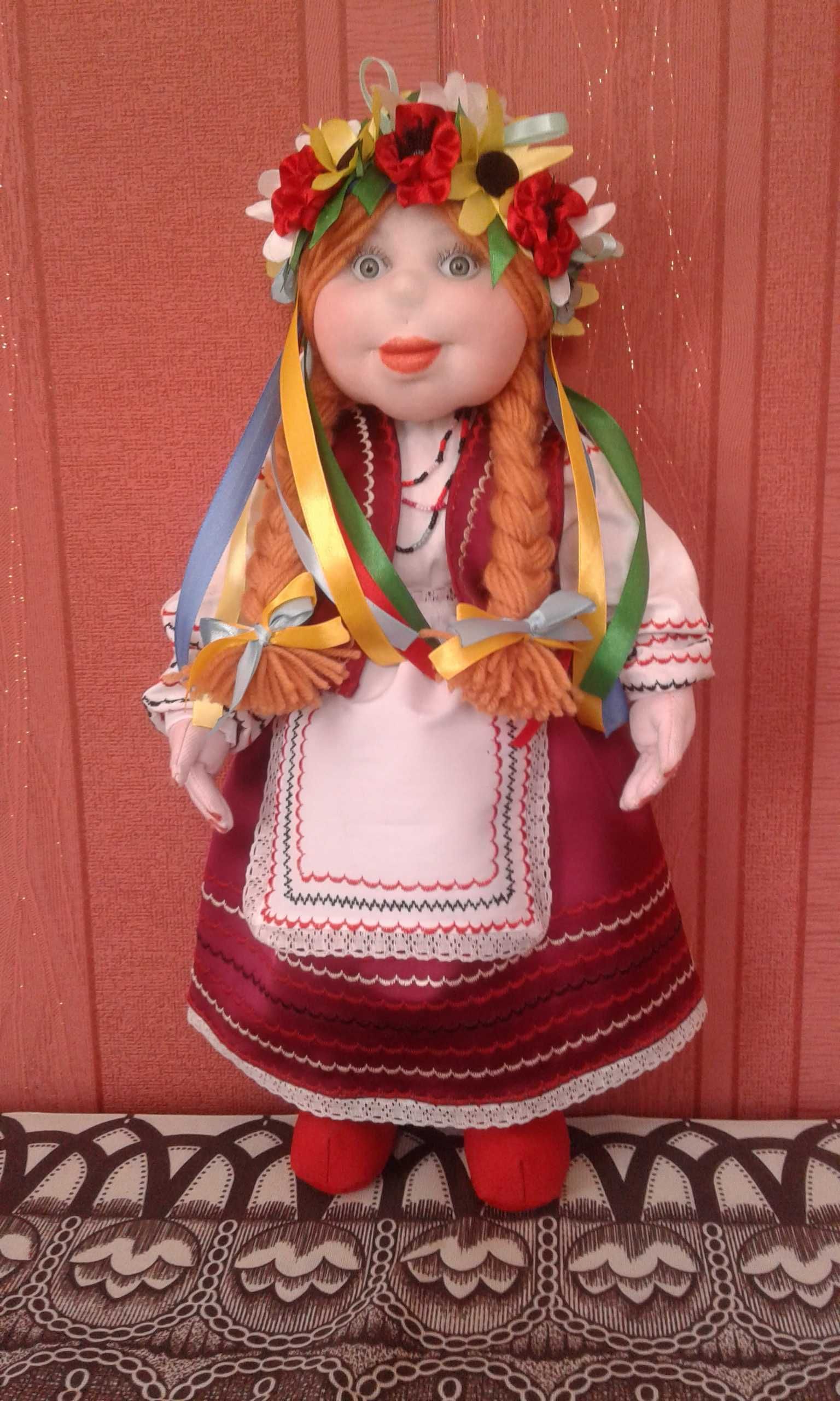 Куклы ручной работы из капрона.