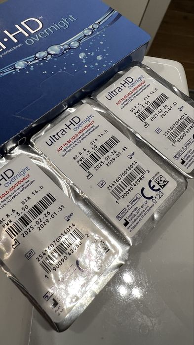 Soczewki kontaktowe Ultra HD Overnight 6 sztuk