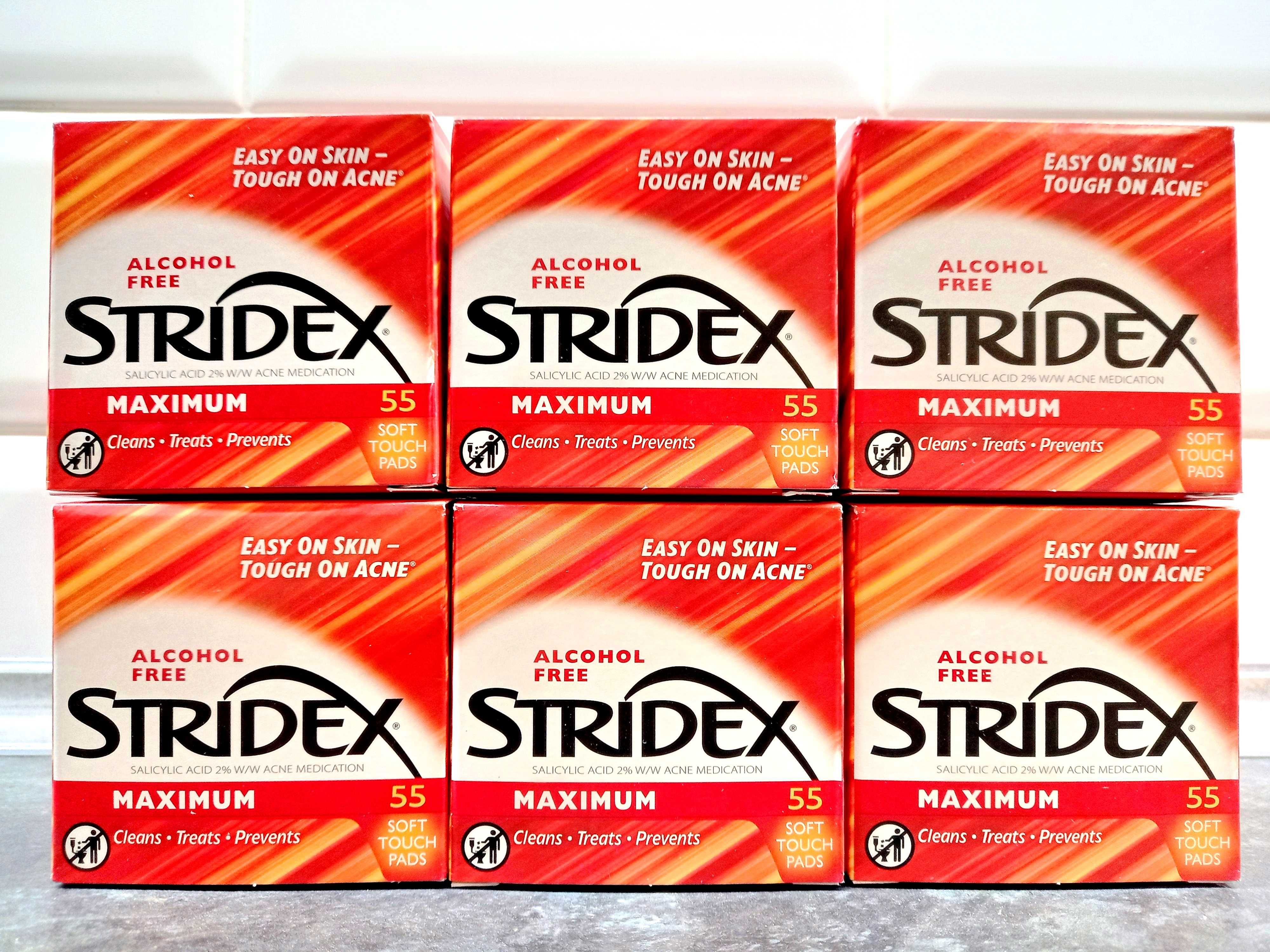 Stridex, Single-Step Acne Control (Maximum) (55 салфеток), от акне