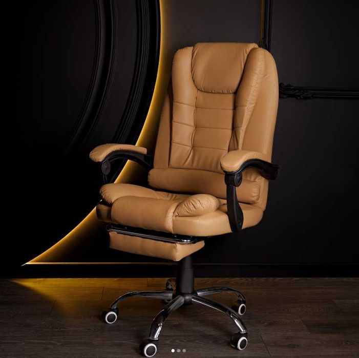 Крісло керівника X6 Khaki | офисное кресло руководителя компьютерное