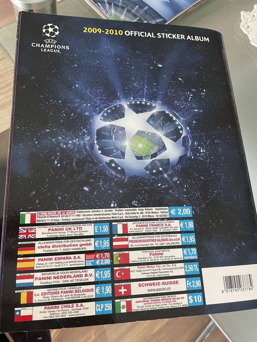 Caderneta Champions league