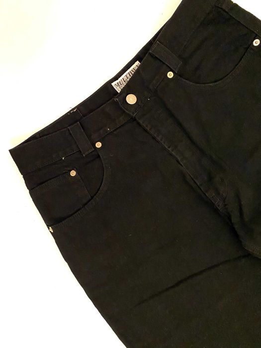 Jak nowe, czarne zadbane eleganckie jeansy Multiblue r.44 100% bawełna