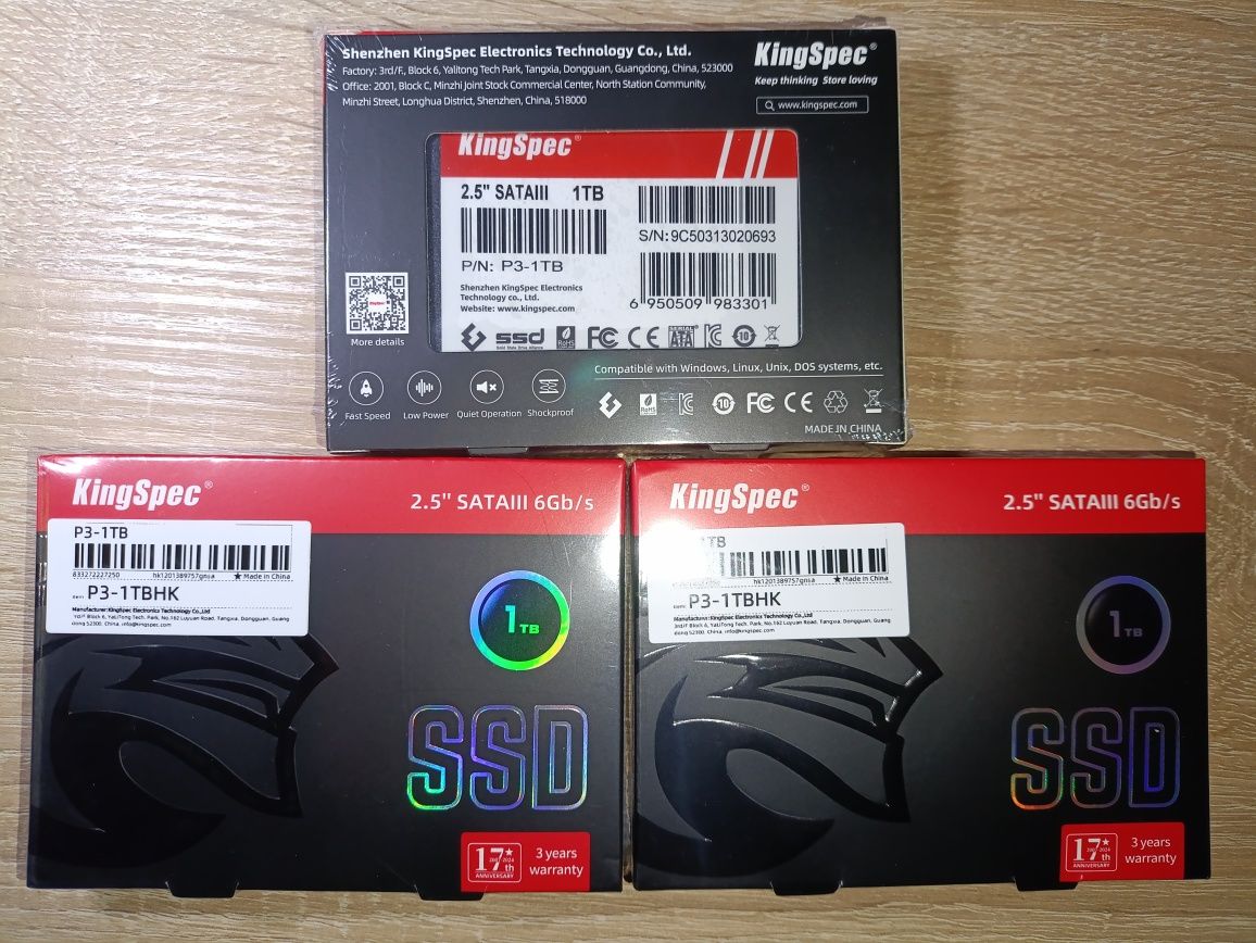 SSD накопитель KingSpec P3-1TB PCle3.0x4LTC.