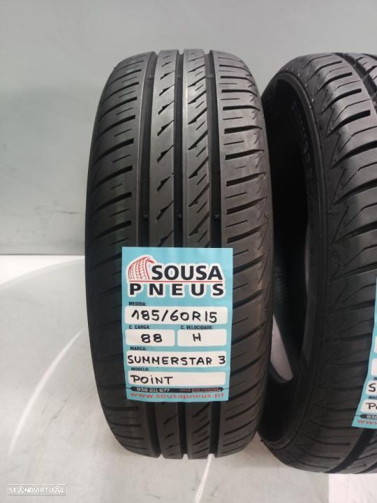 2 pneus semi novos 185-60r15  oferta dos portes