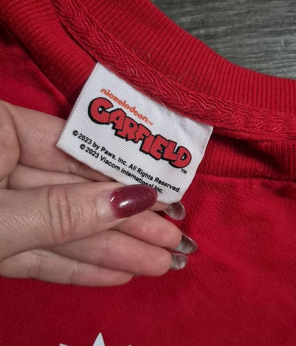 Піжама фліс в новорічному стилі гарфілд розмір xl