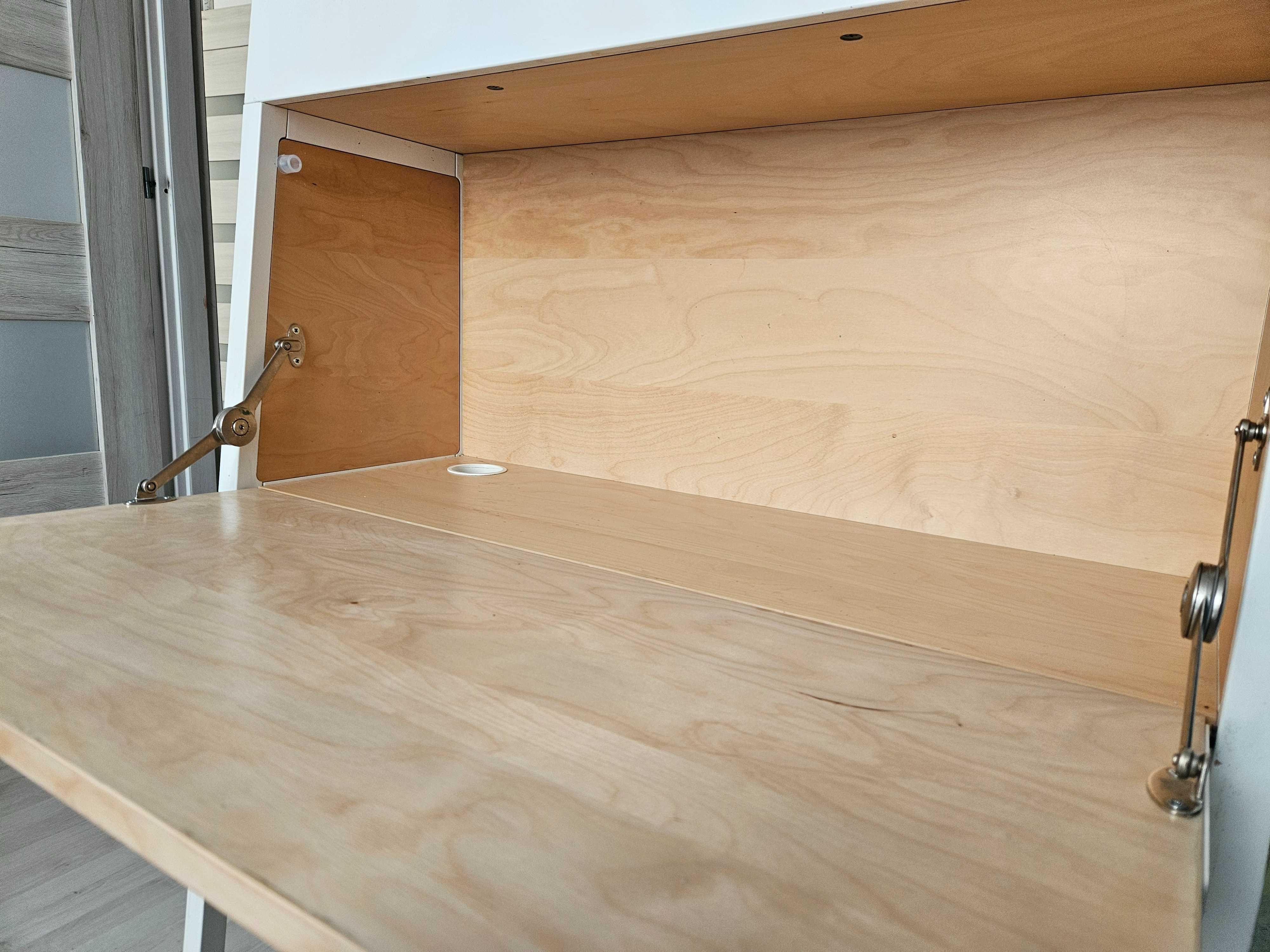 Ikea biurko sekretarzyk toaletka fornir brzozowy