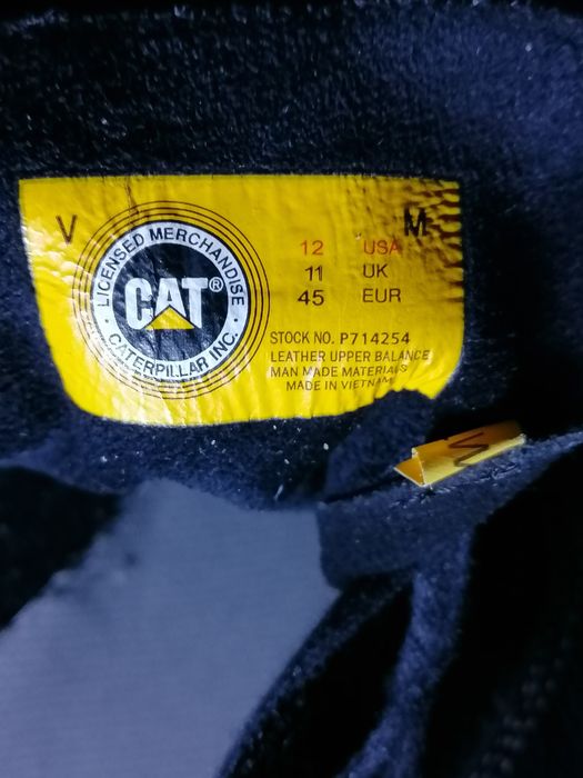 Кожаные мокасины cat