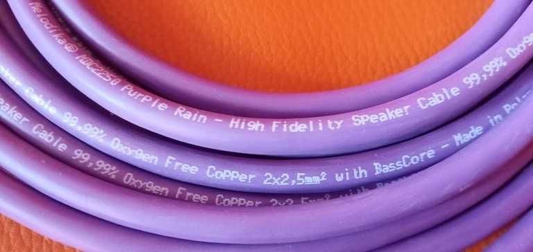 kabel głośnikowy melodika purple rain 2,5mm2 cena za 1 m