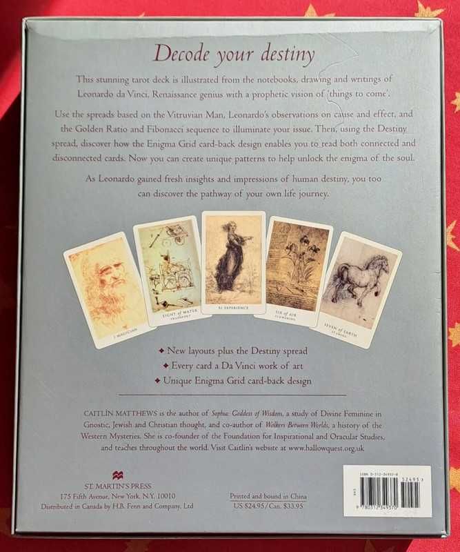 The Da Vinci Enigma Tarot Karty tarota