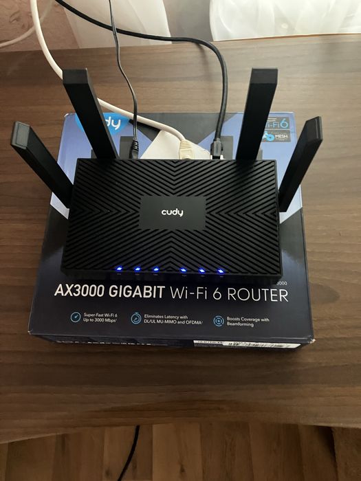 CUDY WR3000 WI-FI 6 роутер.