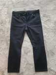 Granatowe materiałowe spodnie H&M skinny fit rozmiar 34