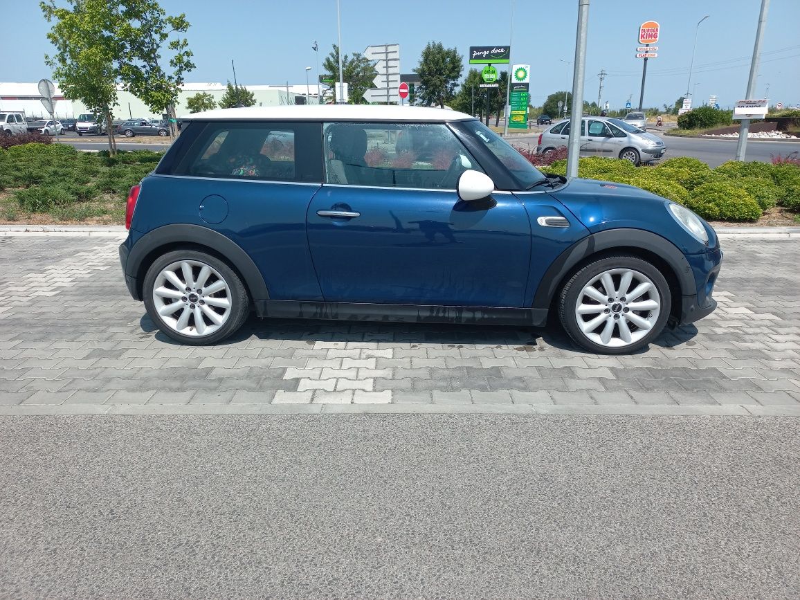 Mini coper, azul