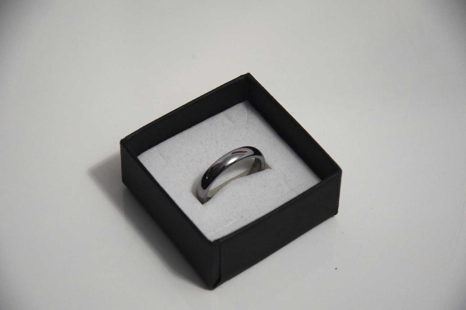 Obrączki wolframowe Tungsten Carbide węglik wolframu r. 10 (19,8mm)