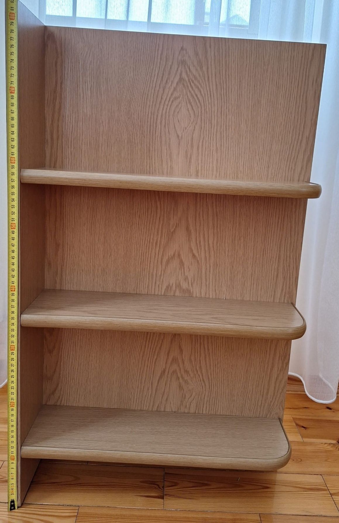 Półka w kolorze naturalnego drewna - zestaw 2 szt.