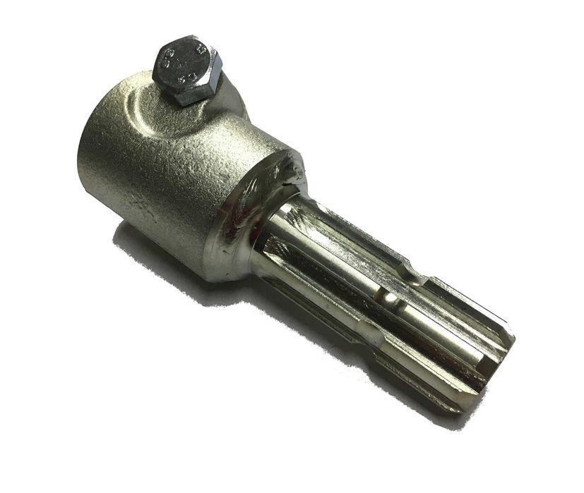 Adapter redukcja wałka WOM 6 frezów 44,4mm / 8 frezów 38mm