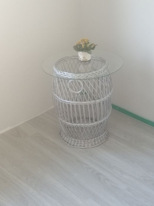 Stolik glamour / kosz
