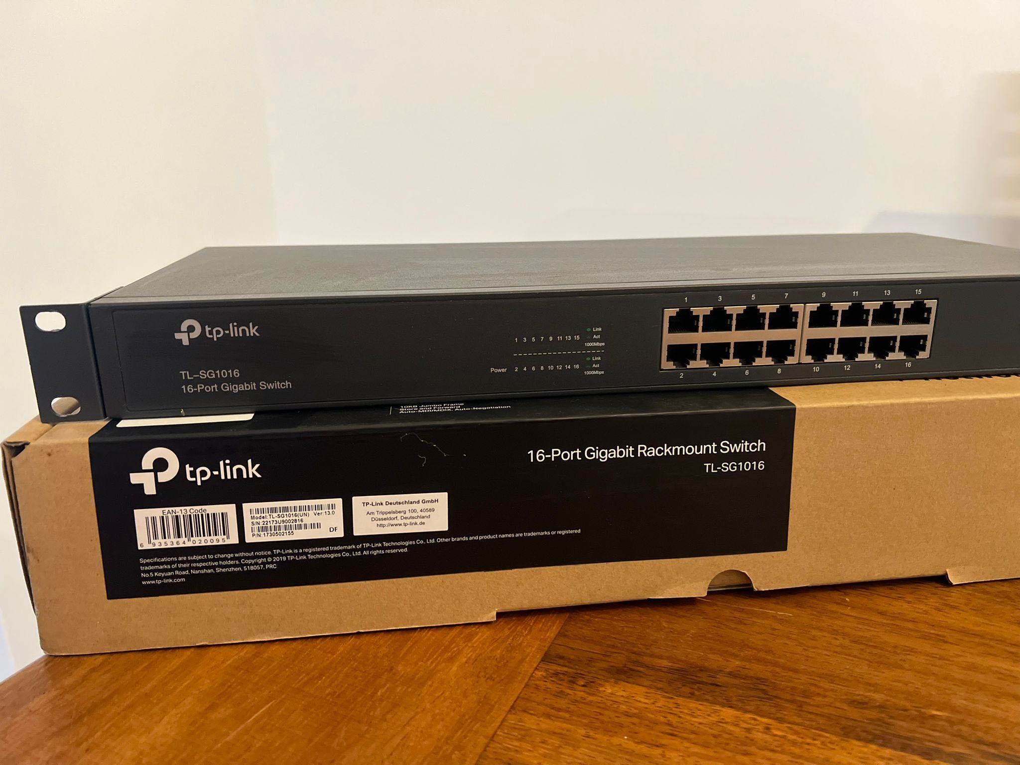 Switch 16 Portas rack 19 - TL-SG1016