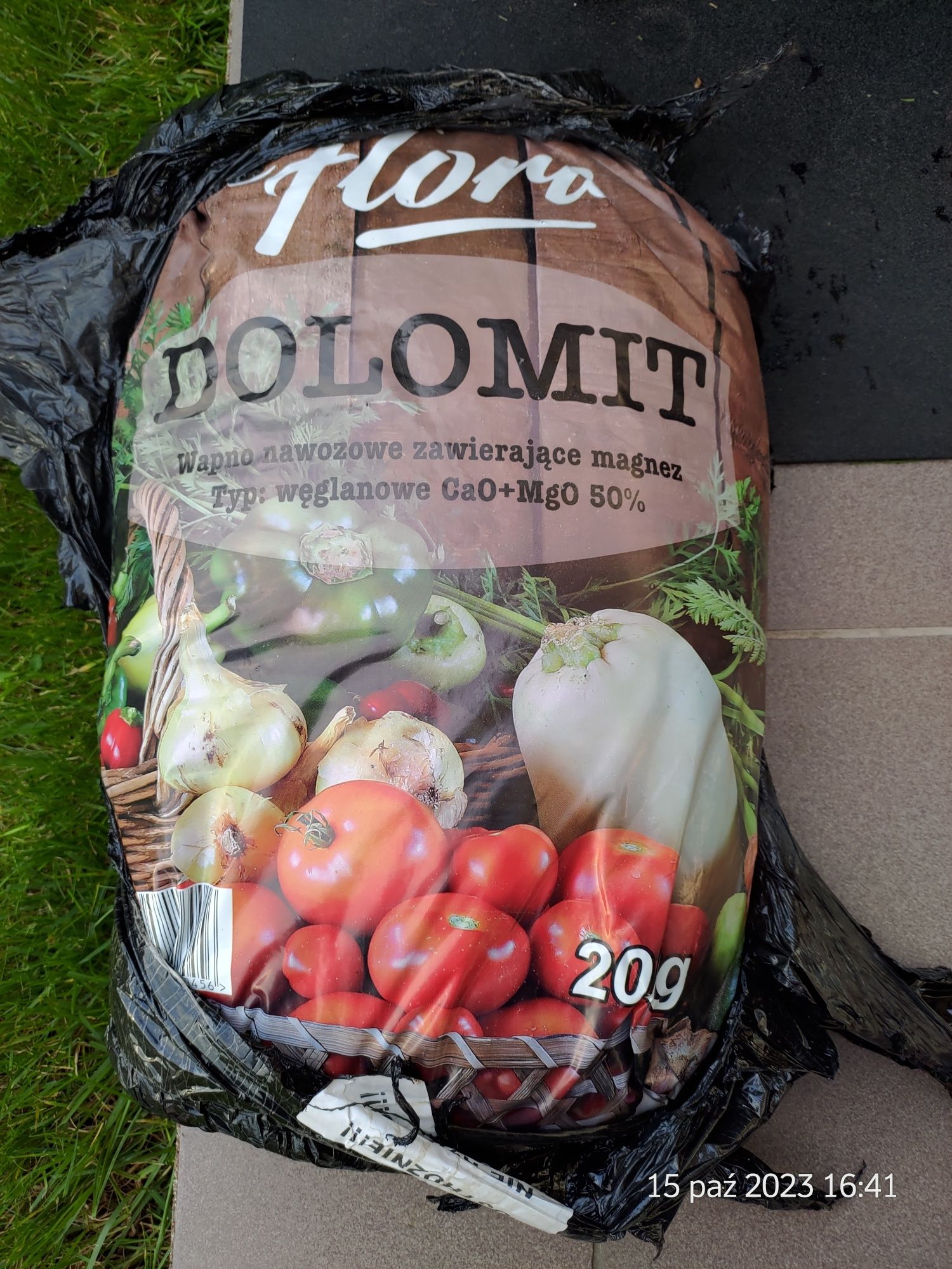 Dolomit Wapno węglanowe 20 kg do trawnika