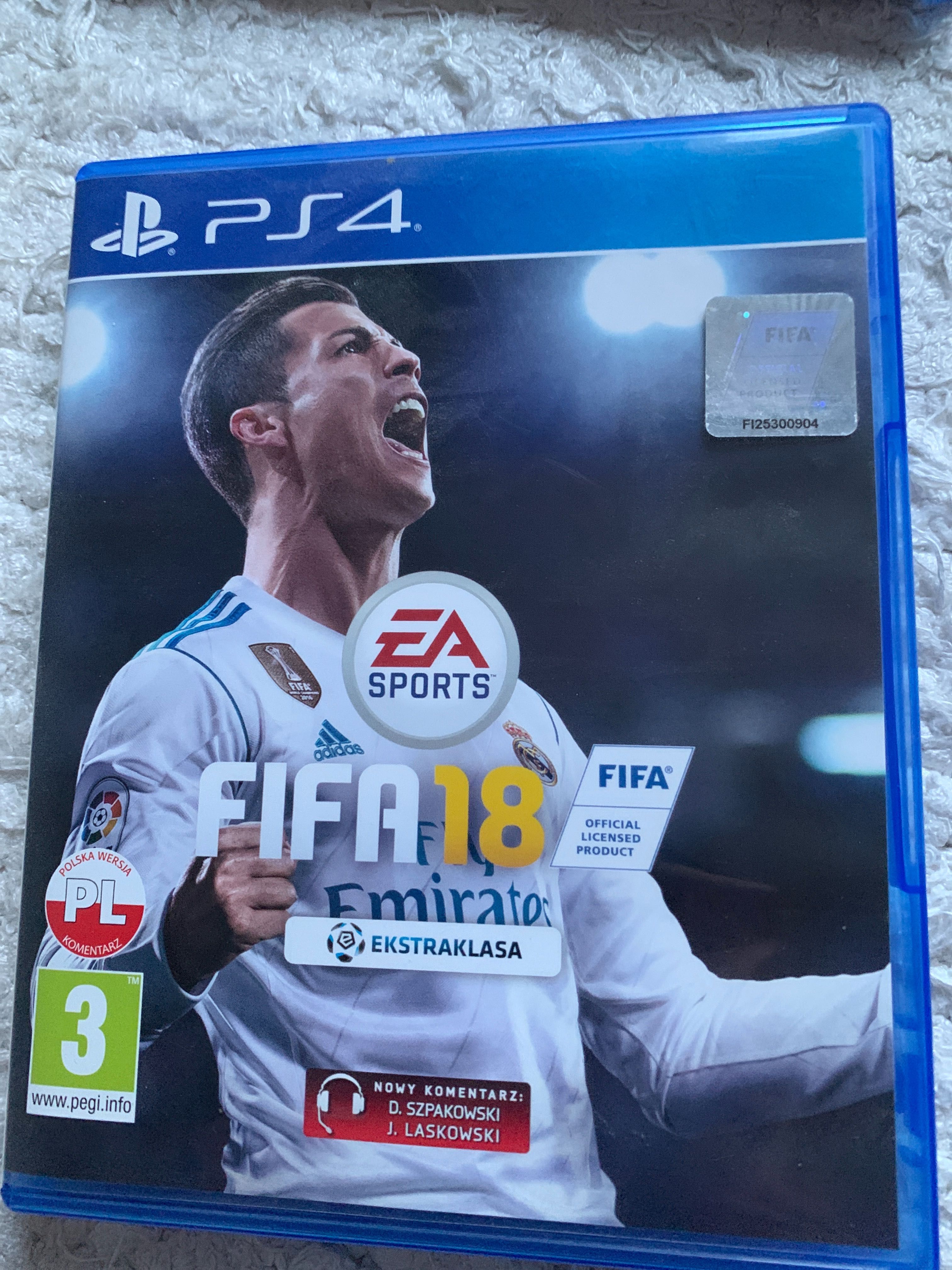 Gra FIFA18 na PS4