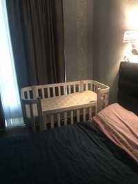Детская мебель - кроватка и комод с пеленальным блоком