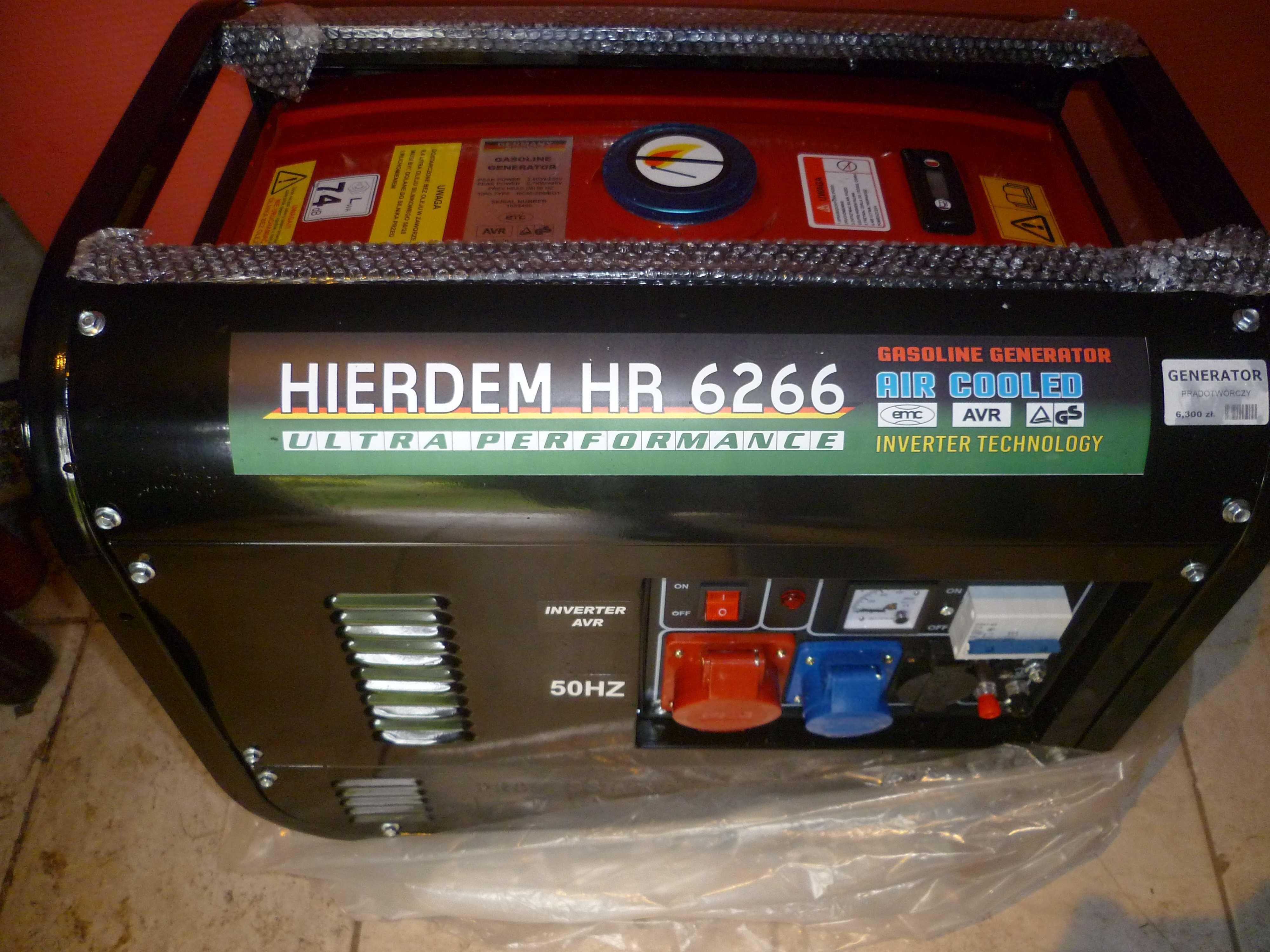 AGREGAT 23O/400V  HIERDEM . HR 6266  6,7KW.