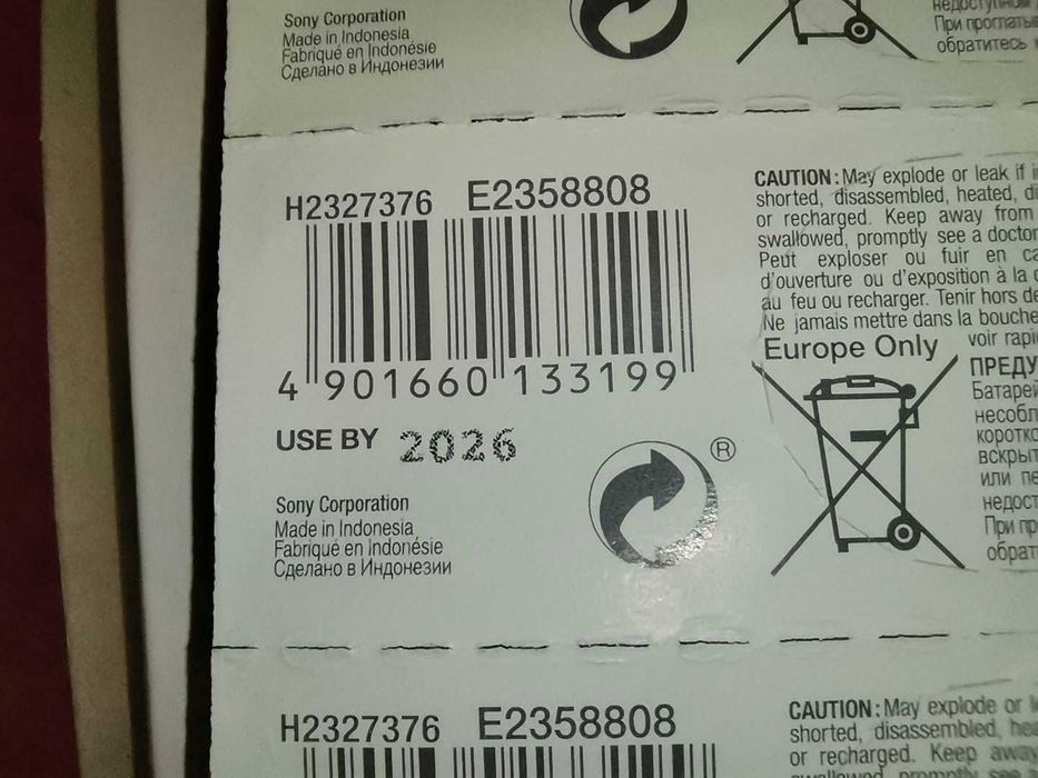 Батарейки Sony Сони CR2032 2032 круглые таблетки ORG БЛИСТЕР 5 ШТ