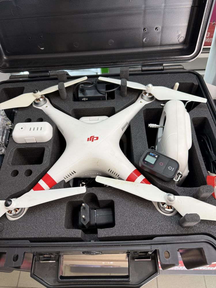Dron DJI Phantom II + GoPro Hero 3 + mega zestaw