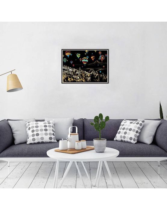 Obraz Zdrapka Zdrapywanka Malowanie Zestaw Tęczowa