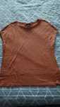 T-shirt larga camel/amarelo R Essentiel 34/36