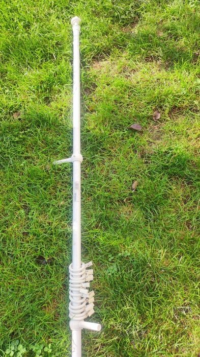 Karnisz bialy.plastikowy, 255cm