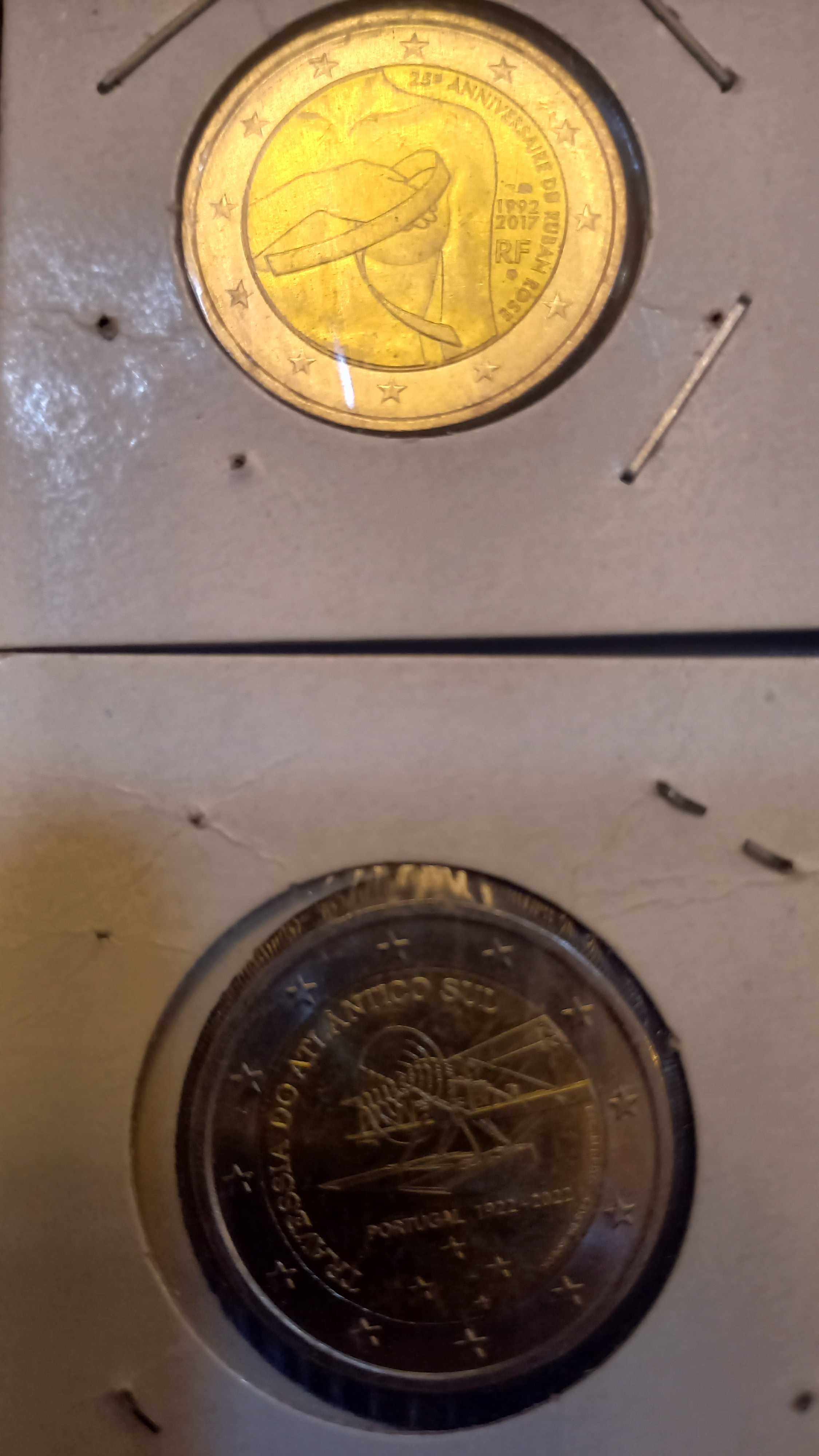 Moedas comemorativas 2,00 euros