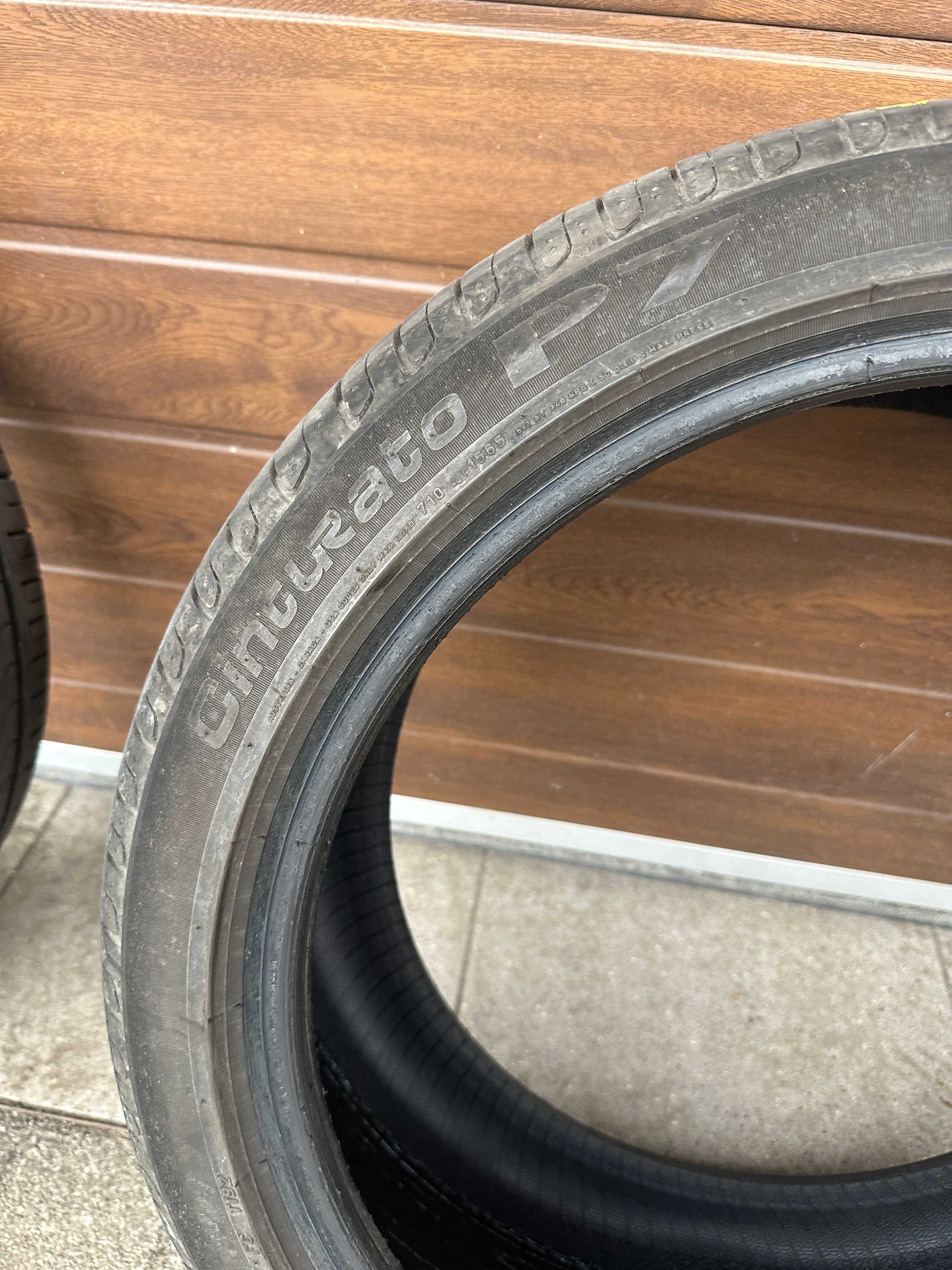 4szt. PIRELLI 235/40 R19 96W XL TL Cinturato P7 Lato 2x 6mm i 2 x 5mm