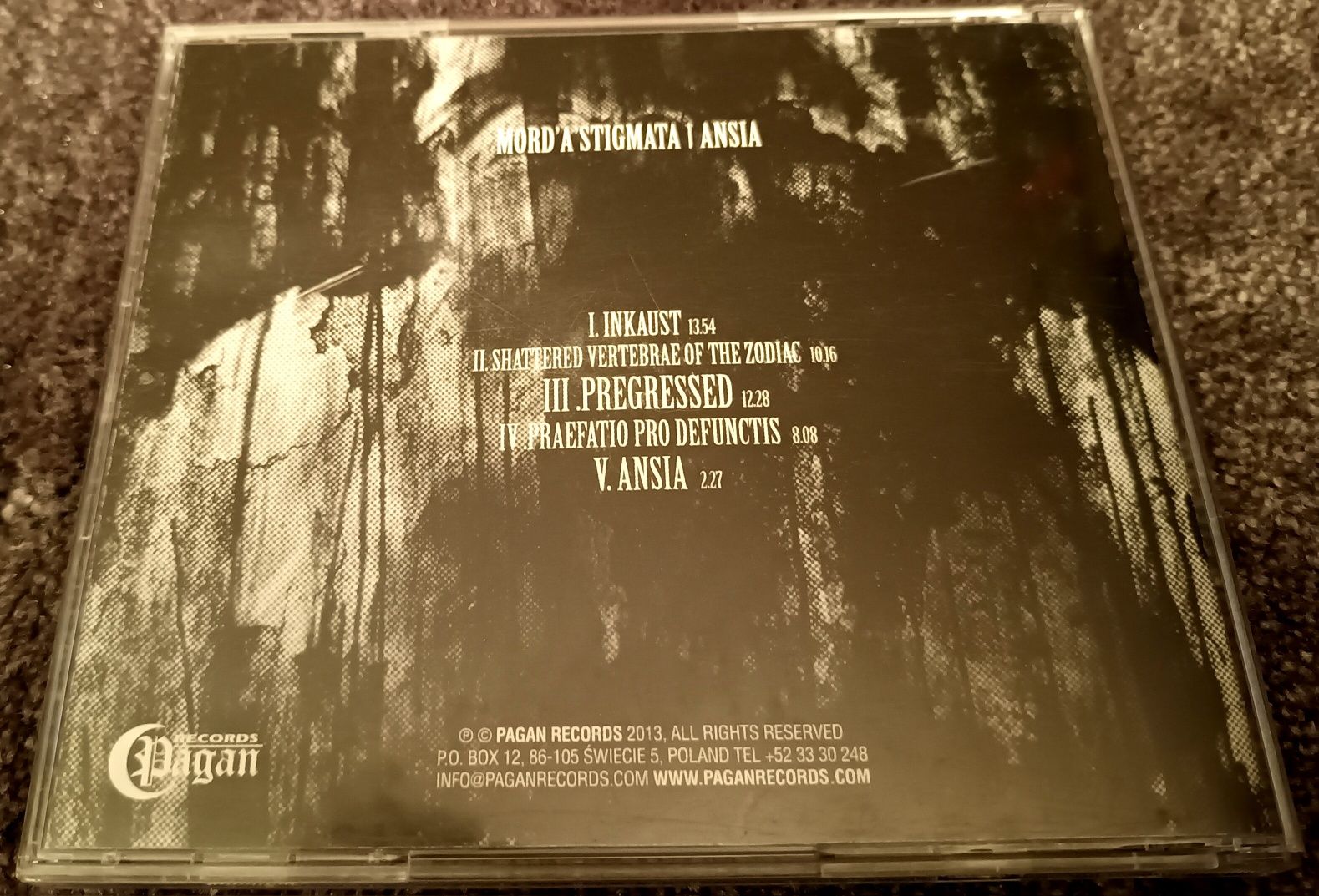 Mord'A'Stigmata - Ansia CD