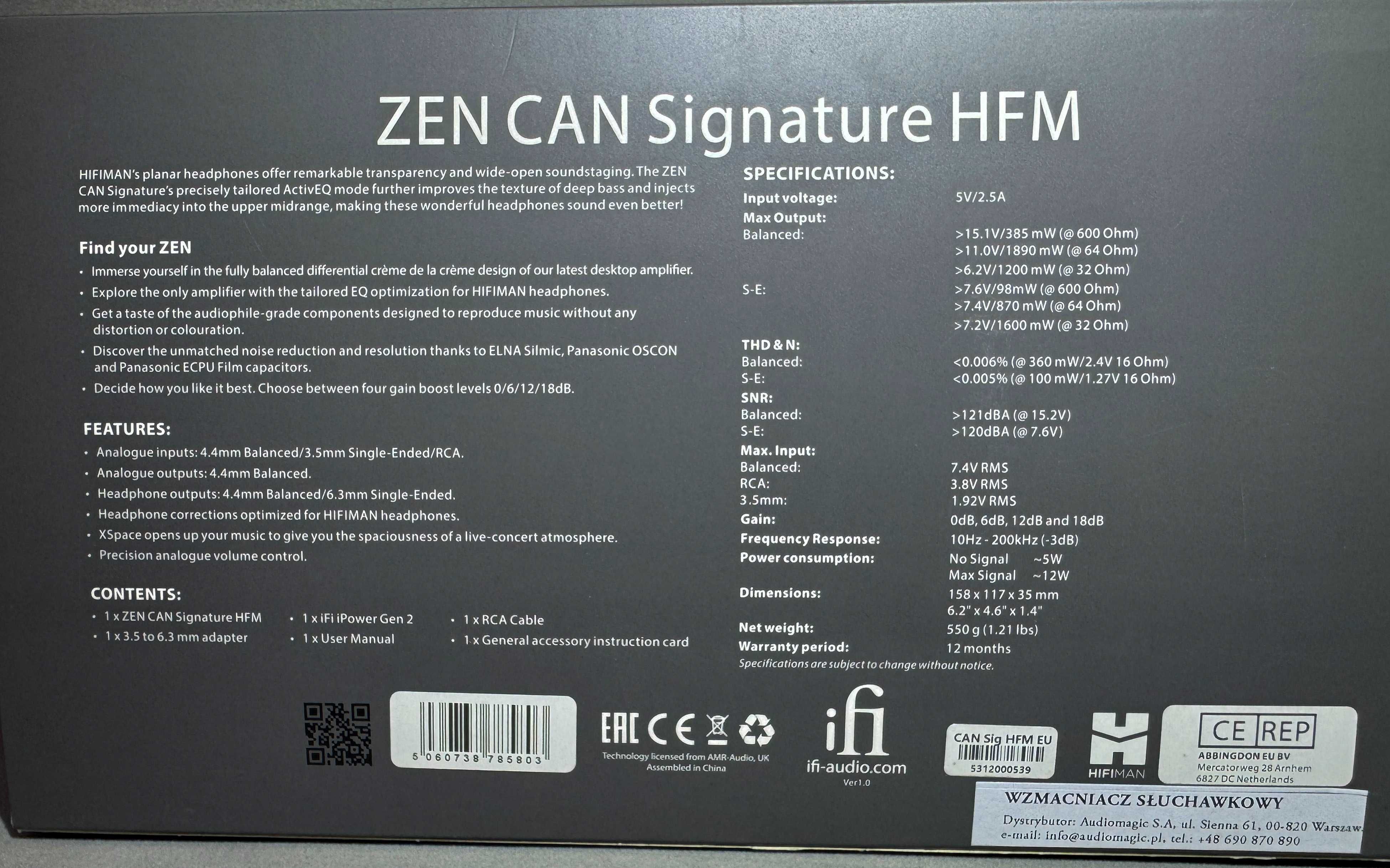 iFi Audio ZEN CAN Signature HFM