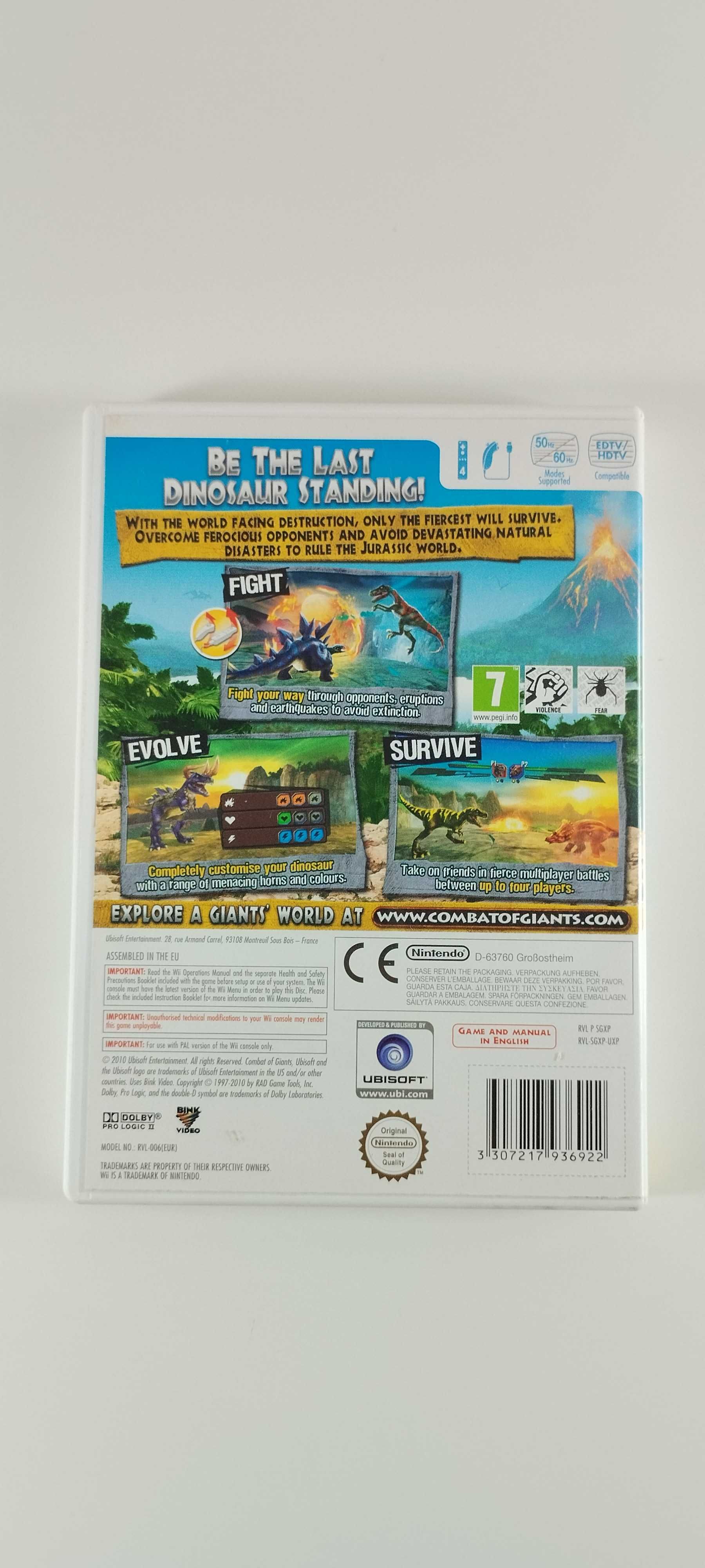Combat Of Giants: Dinosaur Strike Nintendo Wii