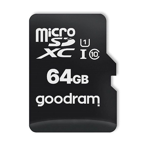 Goodram Microcard 64 GB karta pamięci micro SD XC UHS-I class 10, adap