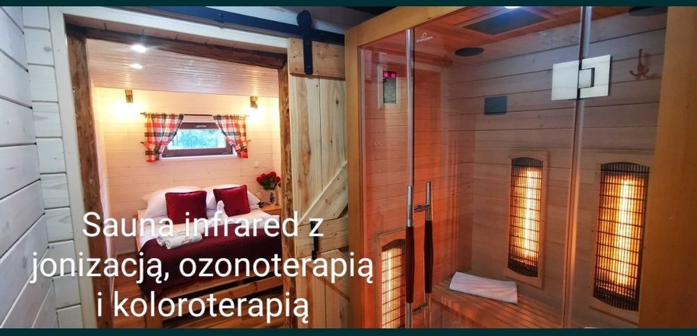 Domek góry sauna jacuzzi SPA ferie narty Jezioro Żywiec stoki Szczyrk