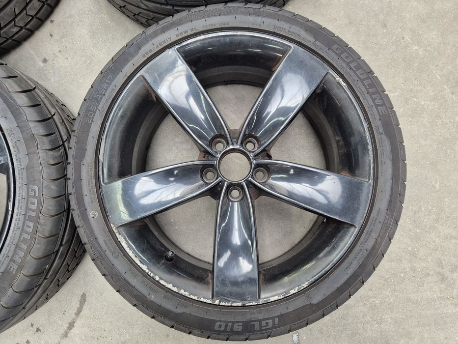 Felgi aluminiowe 17" 5x100 7J ET40 57.1mm opony koła 205/45 7mm 2024r