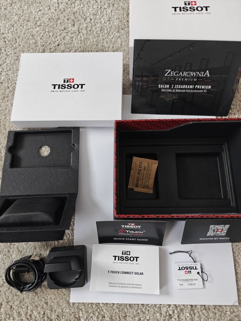 Tissot T- Touch Connect Solar 48mm Stan idealny.